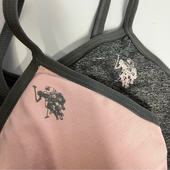 U.S. Polo Assn. bra set pink & gray size XXL - Picture 3 of 5